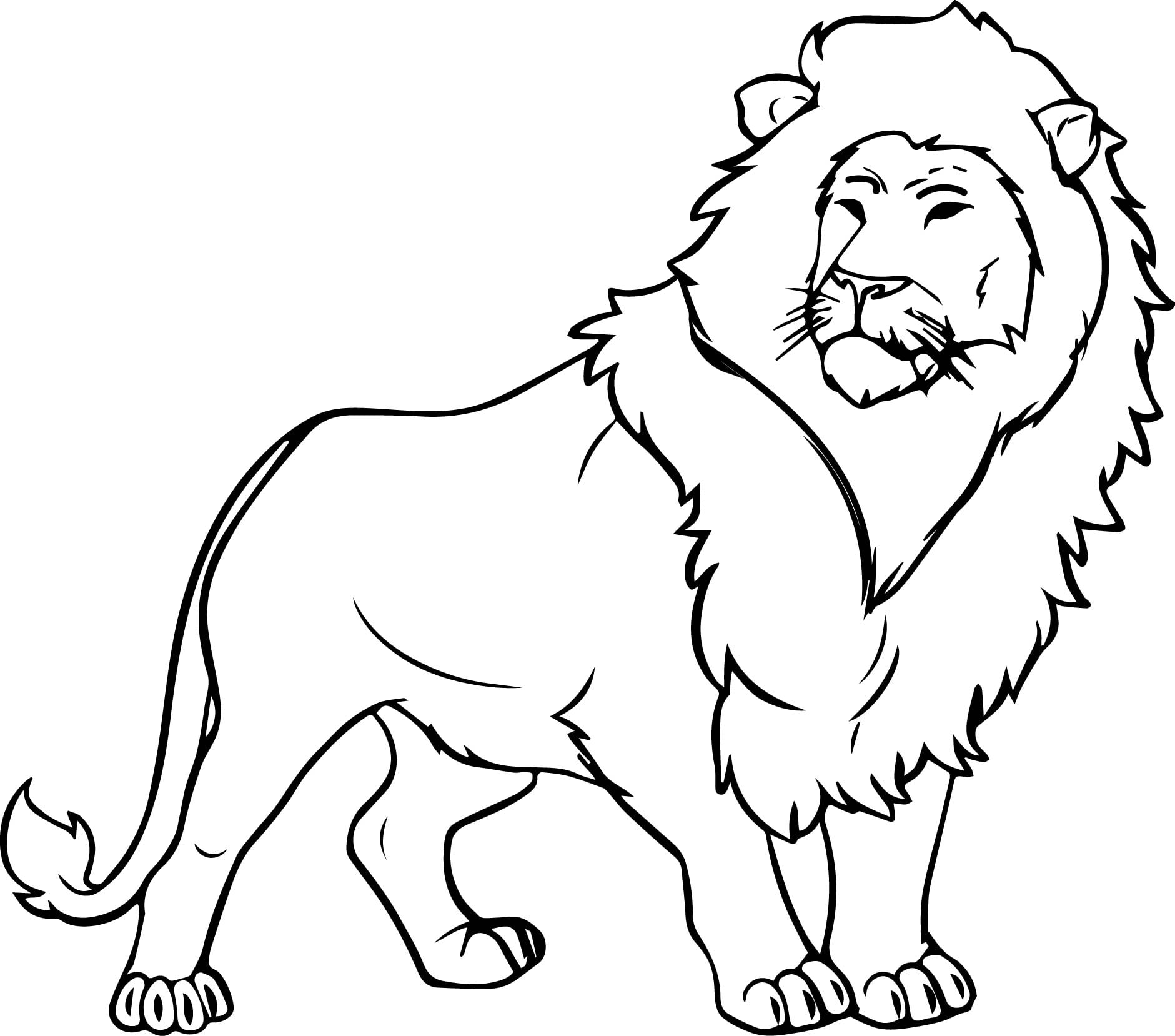 Lion Coloring Pages Wecoloringpage