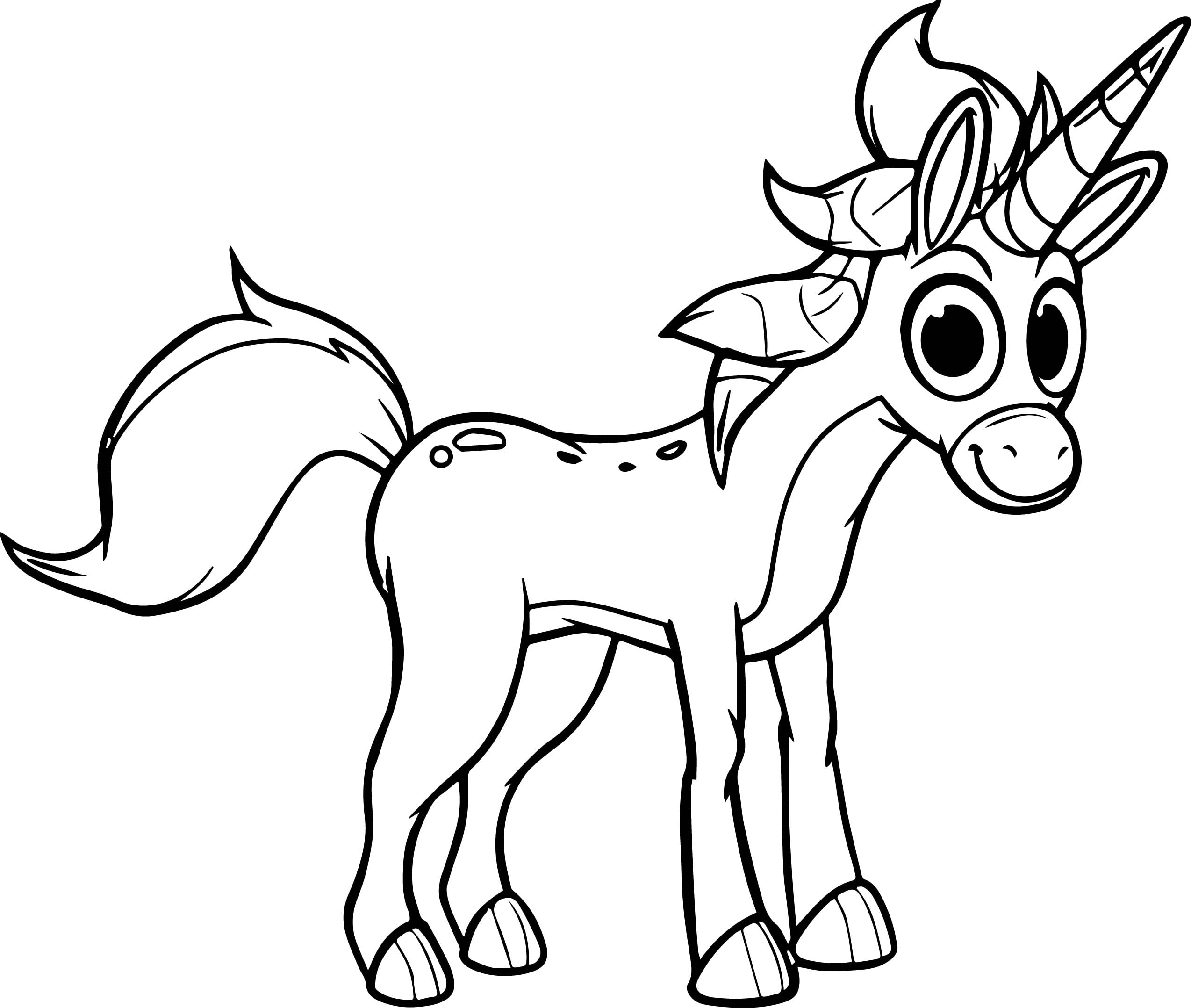 Morphle Cartoon My Cute Unicorn Coloring Page | Wecoloringpage.com