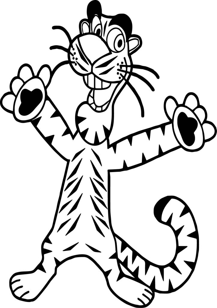 Tiger Cat Coloring Page – Wecoloringpage.com