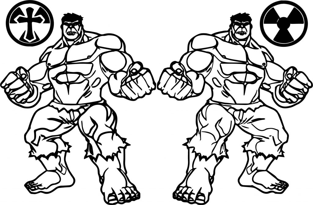 Vampire Hulk Et Hulk Avengers Coloring Page Wecoloringpage