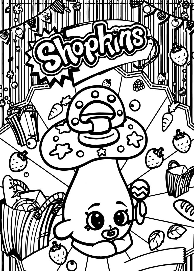 Shopkins Baby Fruit Coloring Page | Wecoloringpage.com