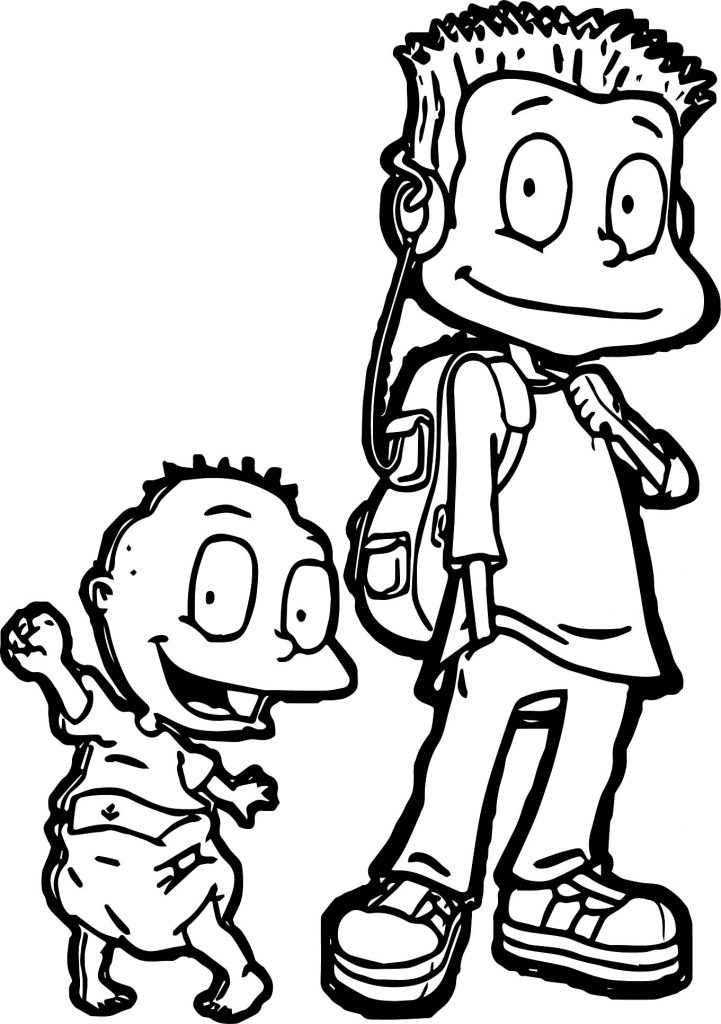 Tommy Pickles Coloring Page | Wecoloringpage.com