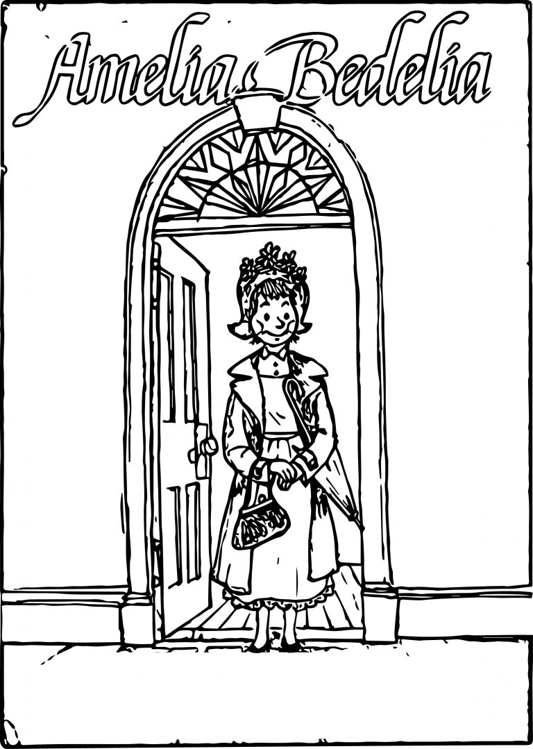 Amelia Bedelia Door Coloring Page – Wecoloringpage.com