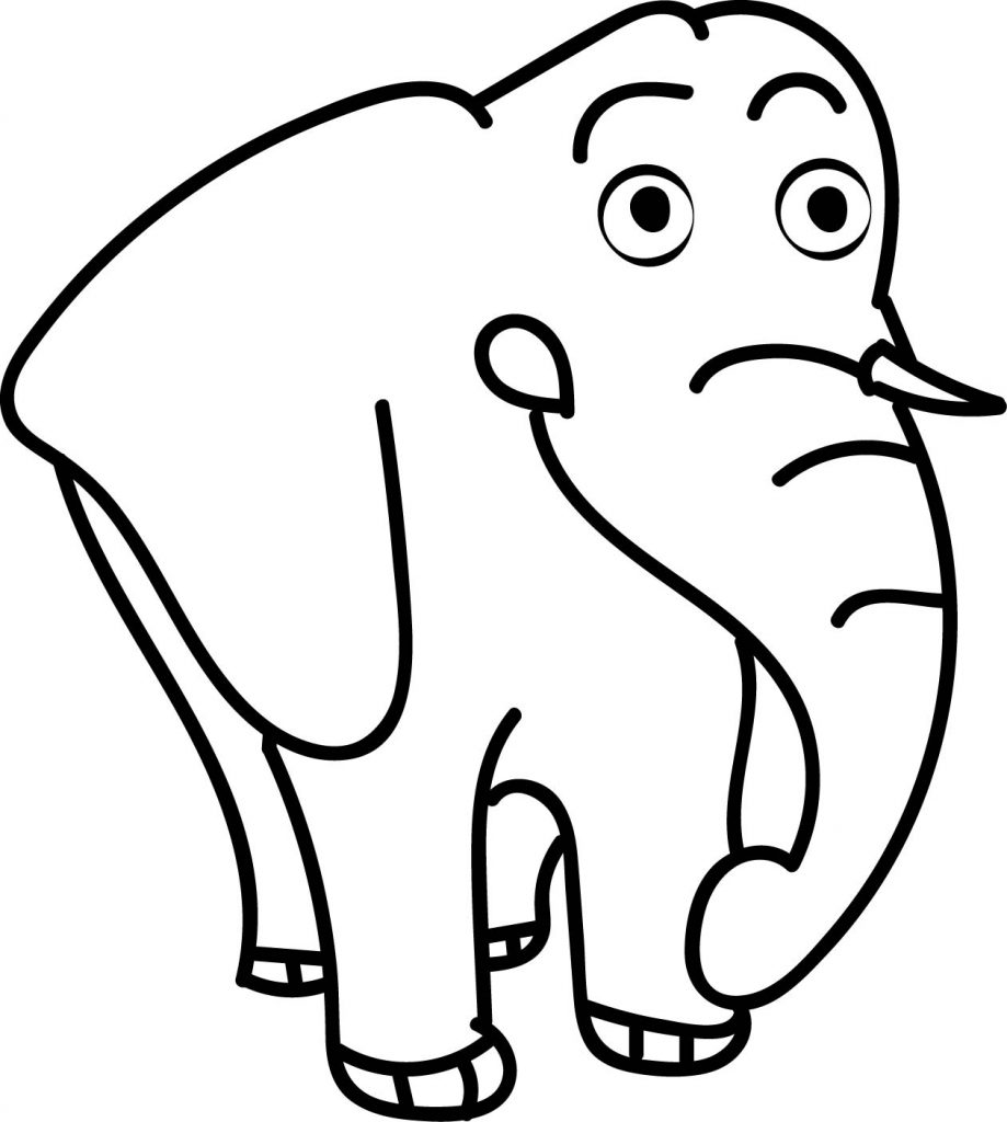 Elephant Download Coloring Page | Wecoloringpage.com
