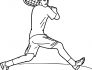 Playing Tennis Coloring Pages | Wecoloringpage.com