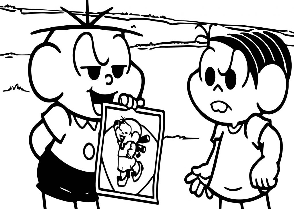 Turma Da Monica Boy Coloring Page Wecoloringpage