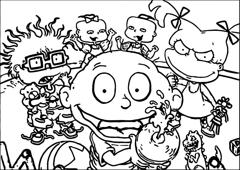 All Grown Up Screenshot Coloring Page 