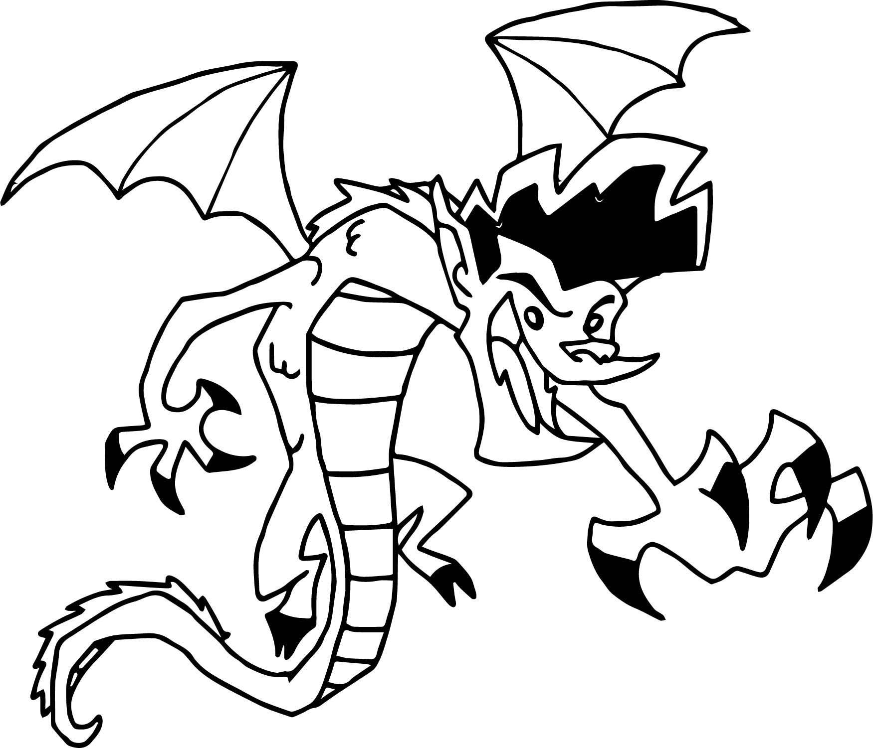 American dragon coloring pages