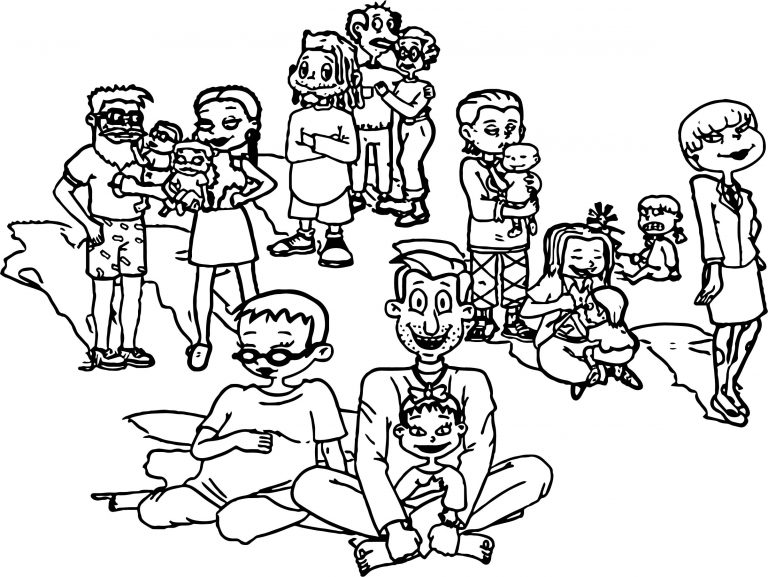 Kimi Finster Rugrats All Grown Up Toon Coloring Page | Wecoloringpage.com