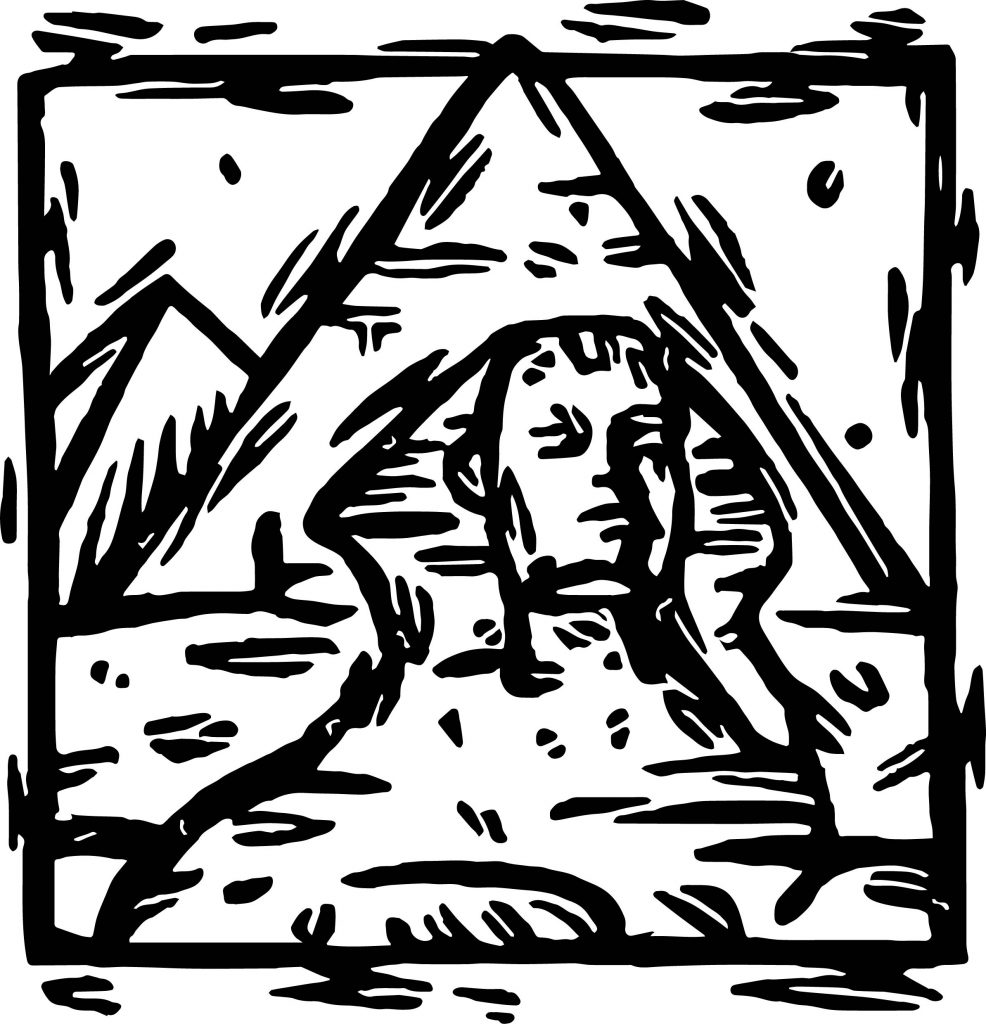 Ancient Egypt Pyramid Picture Coloring Page | Wecoloringpage.com