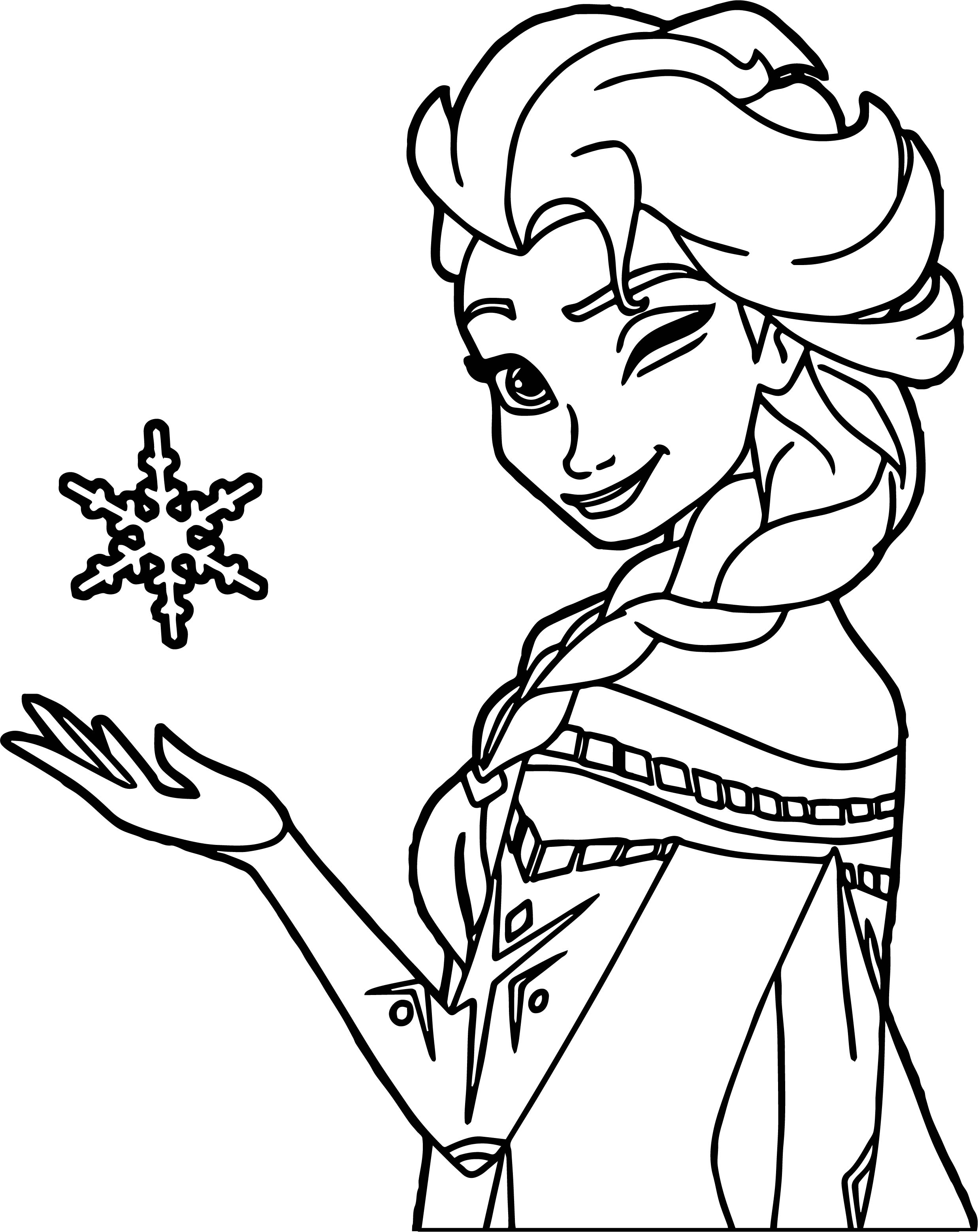 Elsa Printable Colouring Pages Molon Printable