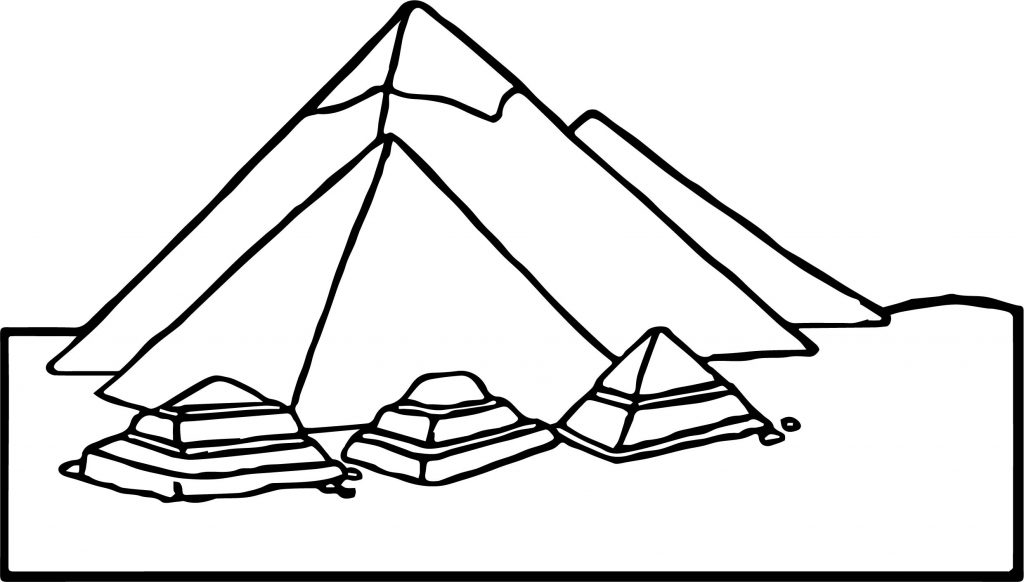 New Ancient Egypt Pyramid Coloring Page Wecoloringpage