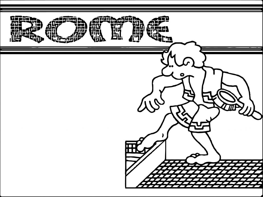 Ancient Rome Coloring Pages | Wecoloringpage.com
