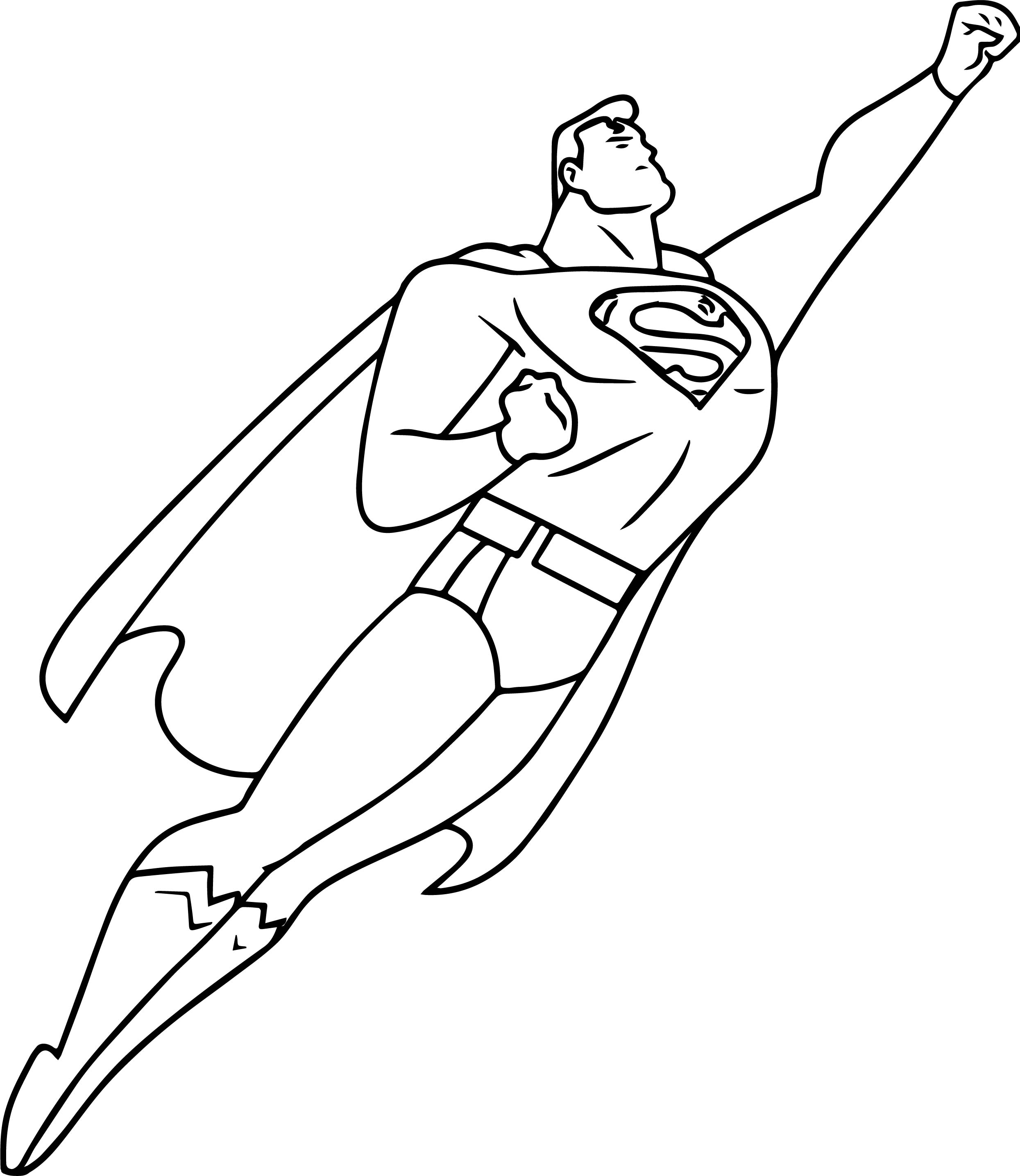 Free Printable Superman Coloring Pages Printable Templates