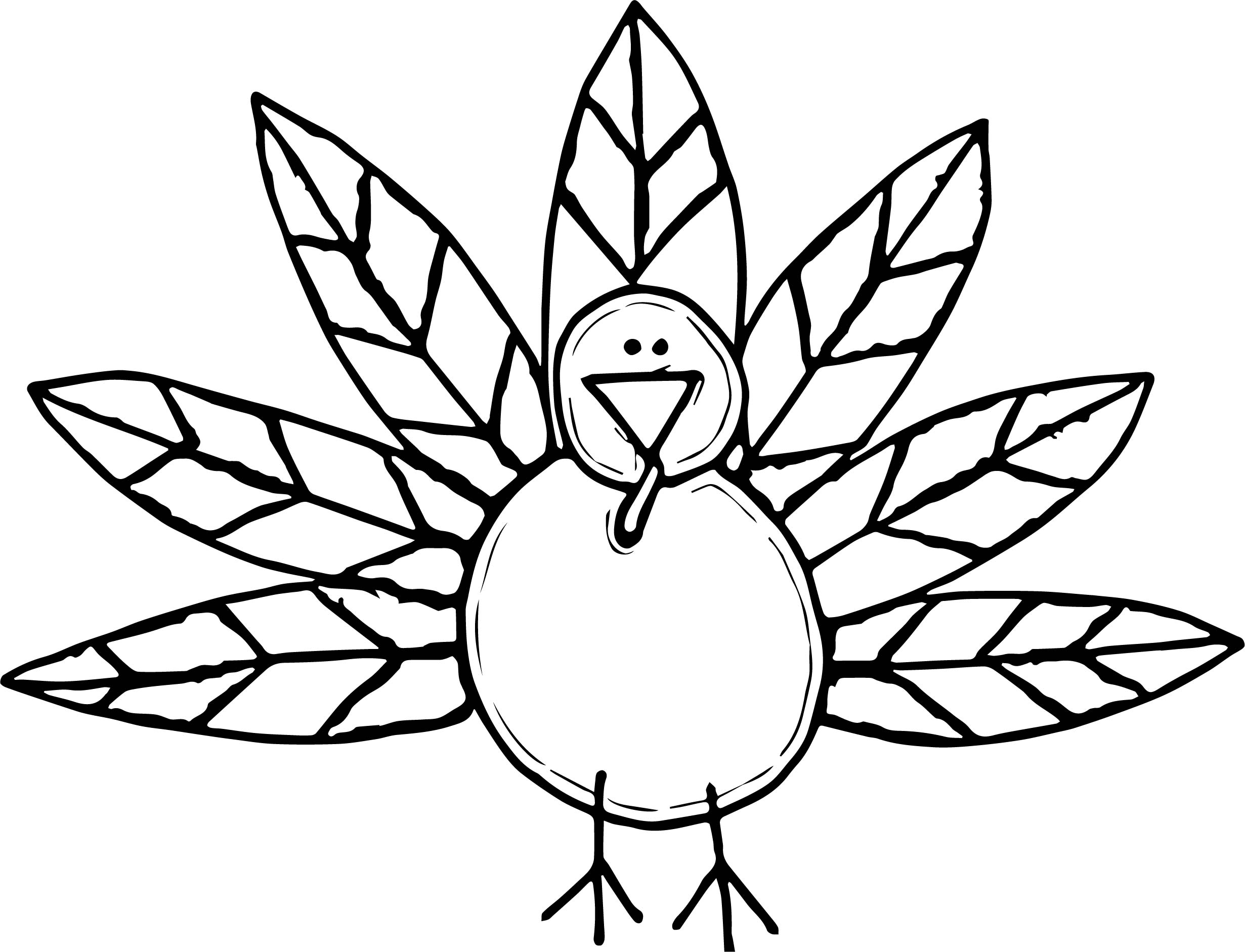 Any Thanksgiving Turkey Free Coloring Page ...