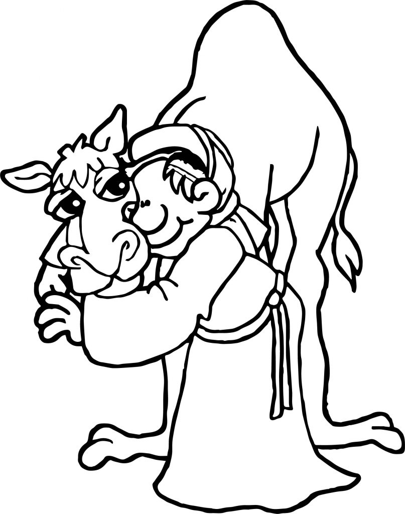 Aztec Camel Human Coloring Page Wecoloringpage