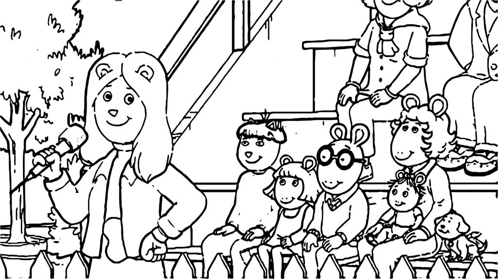 Arthur Song Coloring Page | Wecoloringpage.com