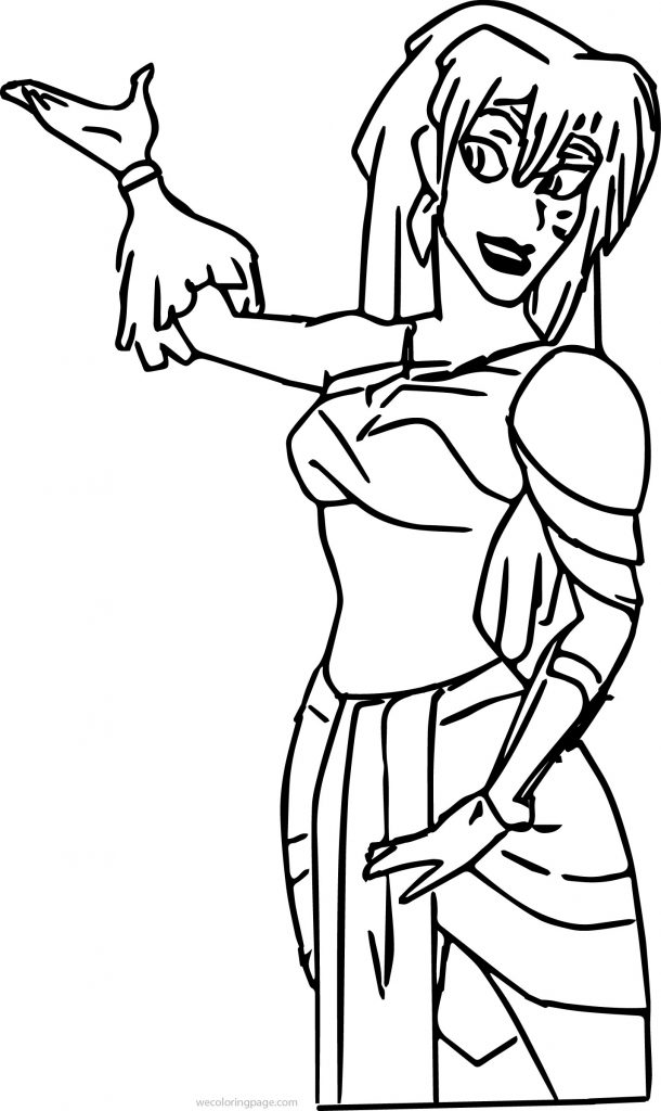 Atlantis The Lost Empire Kida I Am Here Coloring Page | Wecoloringpage.com