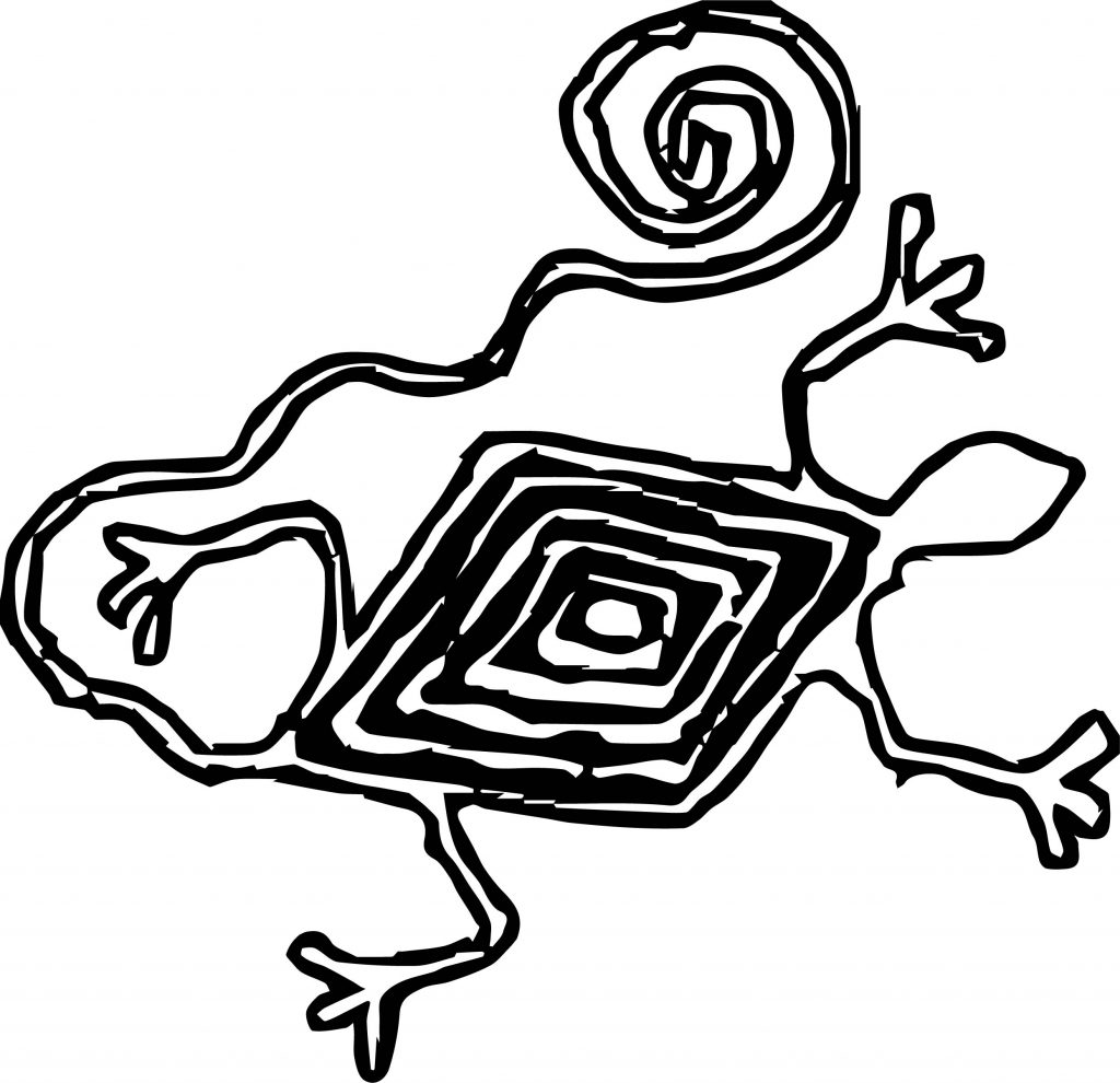 Aztec Snake Shape Coloring Page Wecoloringpage