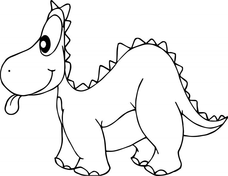 Dinosaur Tongue Coloring Page Wecoloringpage The Best Porn Website