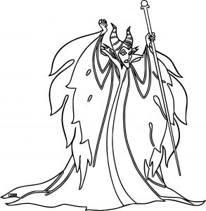 Maleficent Angry Coloring Page | Wecoloringpage.com