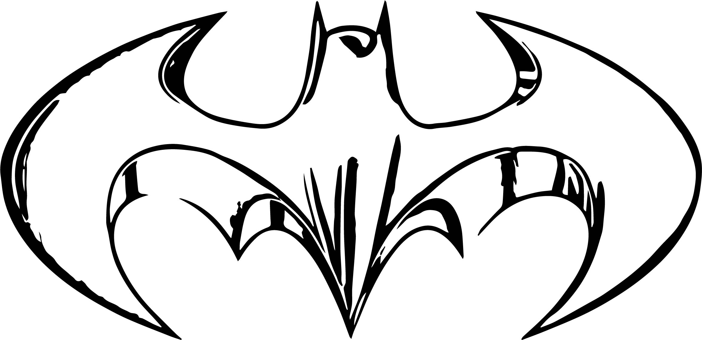 Batman Logo Bat Coloring Page Wecoloringpagecom