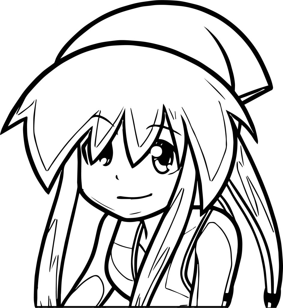 Squid Girl Manga Draw Coloring Page Wecoloringpage