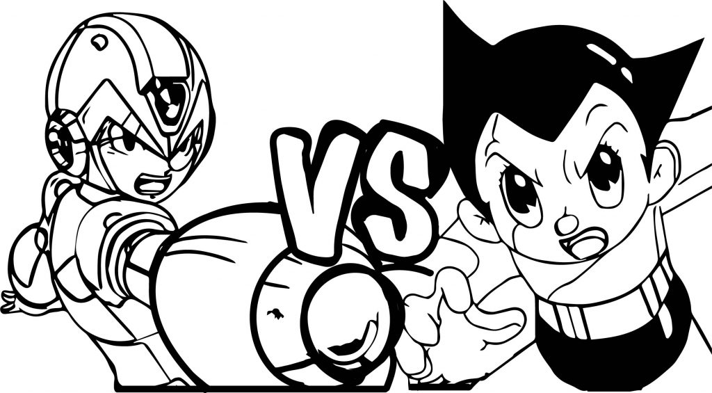 Astro Boy Vs Electro Boy Coloring Page | Wecoloringpage.com