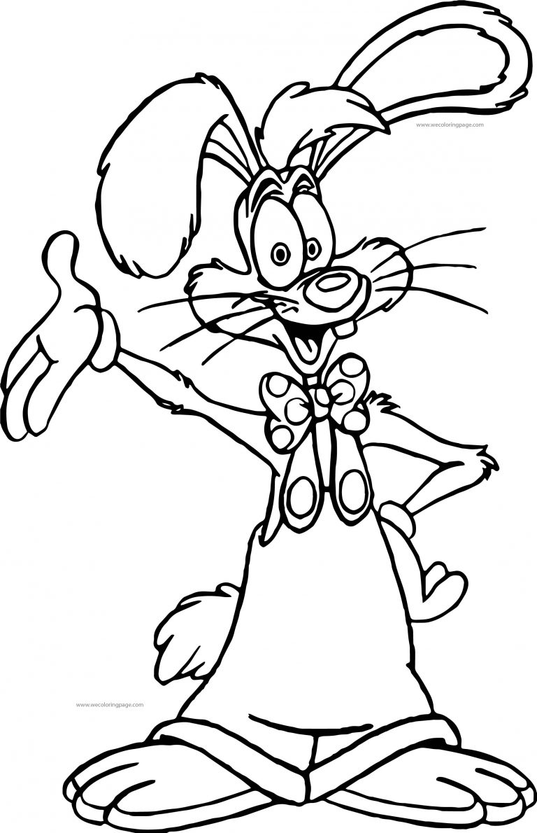 Roger Rabbit Coloring Pages Wecoloringpage