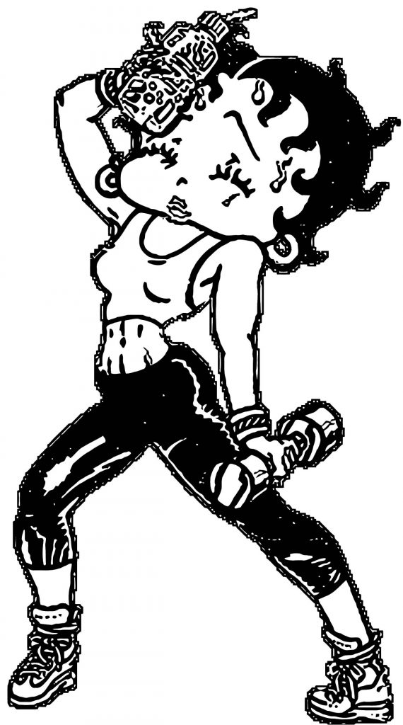 Betty Boop We Coloring Page Wecoloringpage