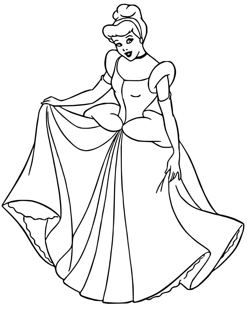 Cinderella Fairy Godmother Coloring Pages 28 