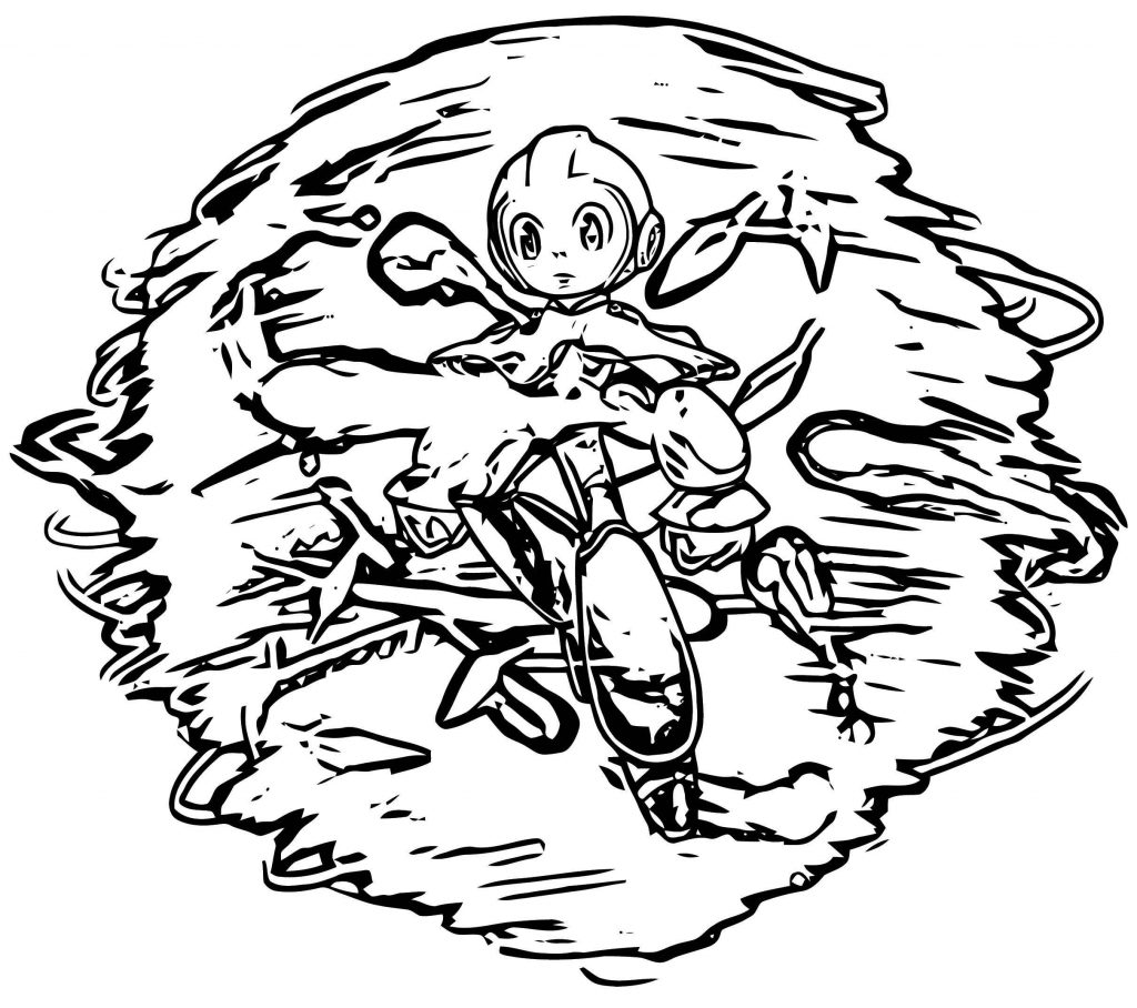 Aang Avatar Smile Aang Coloring Page Wecoloringpage Com