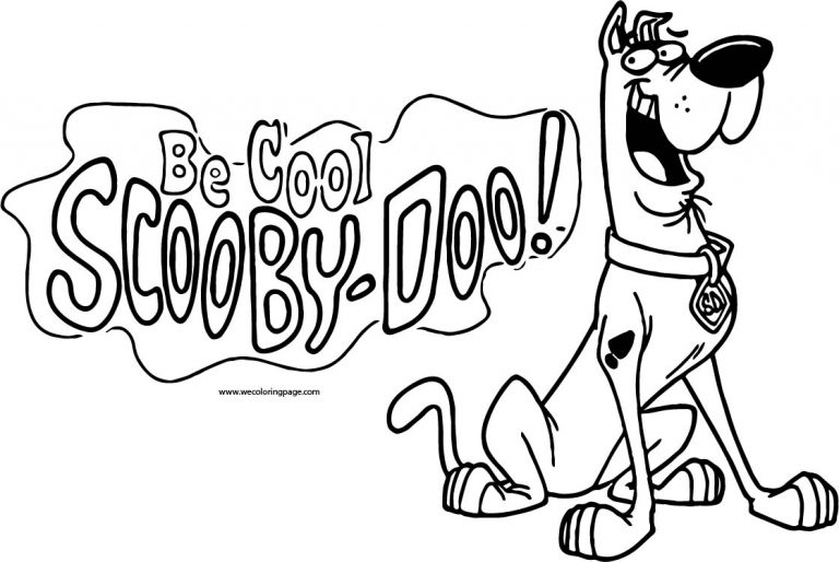 Scooby Doo All Character Face Coloring Page | Wecoloringpage.com