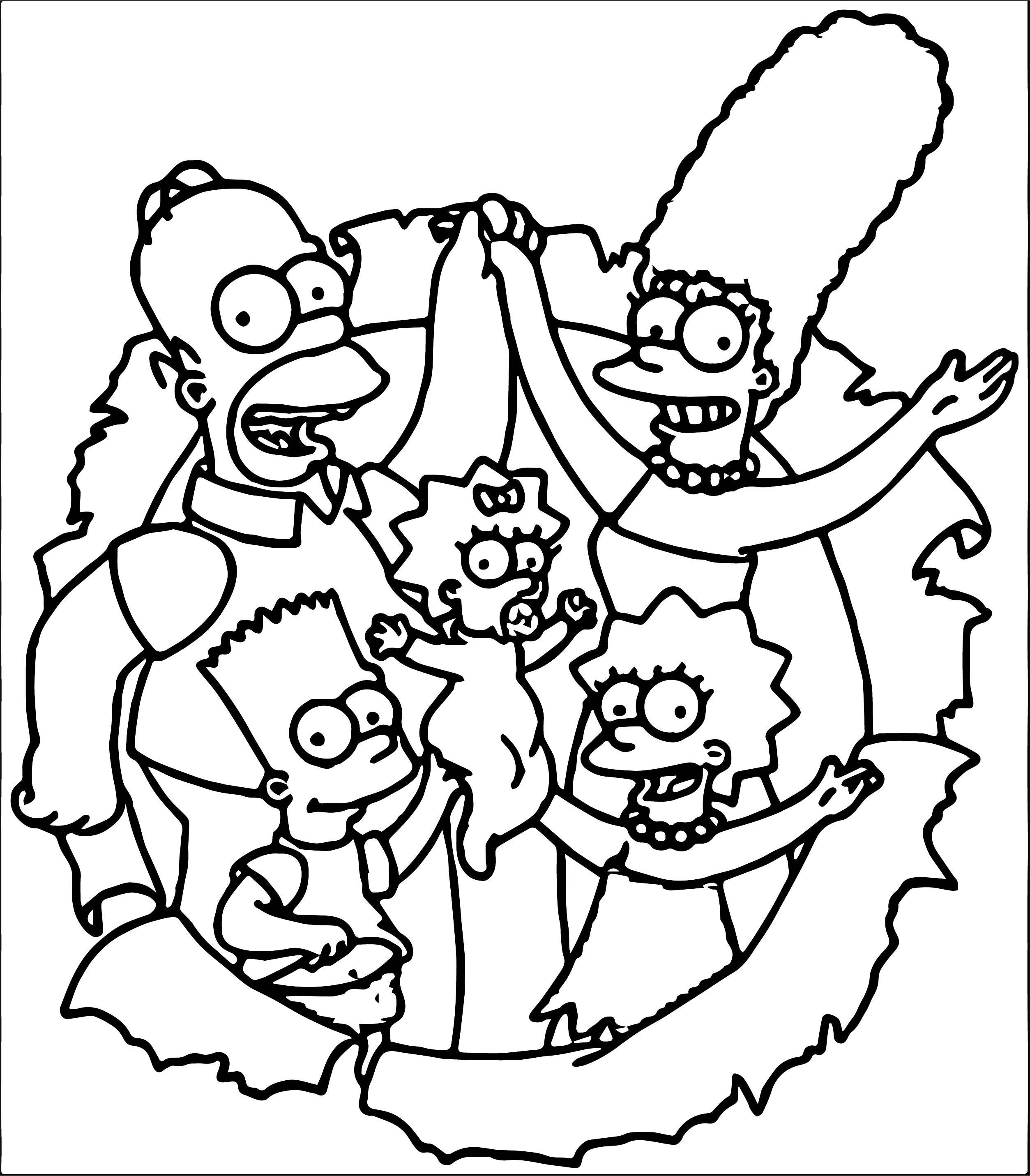 The Simpsons Coloring Page 168