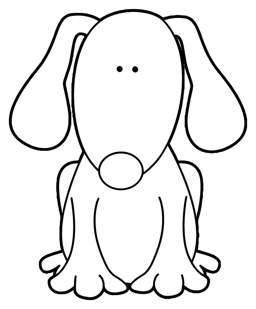 Dog Coloring Pages 063 | Wecoloringpage.com