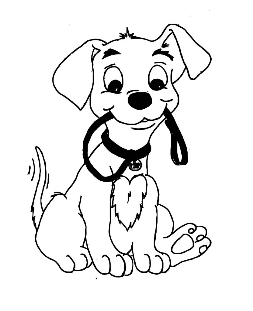 Dog Coloring Pages 012 | Wecoloringpage.com