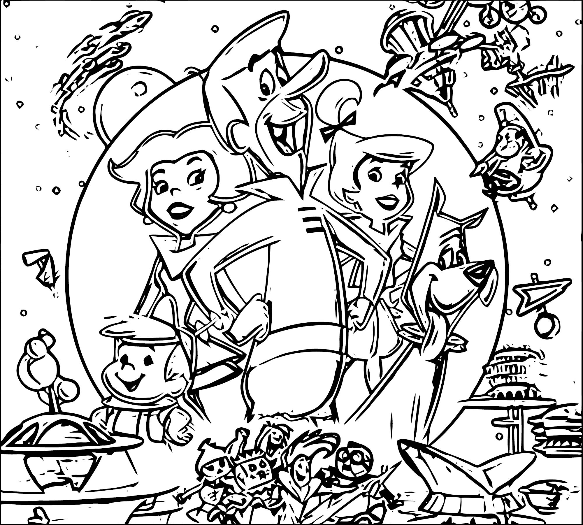 George Jetson Coloring Pages Coloring Pages
