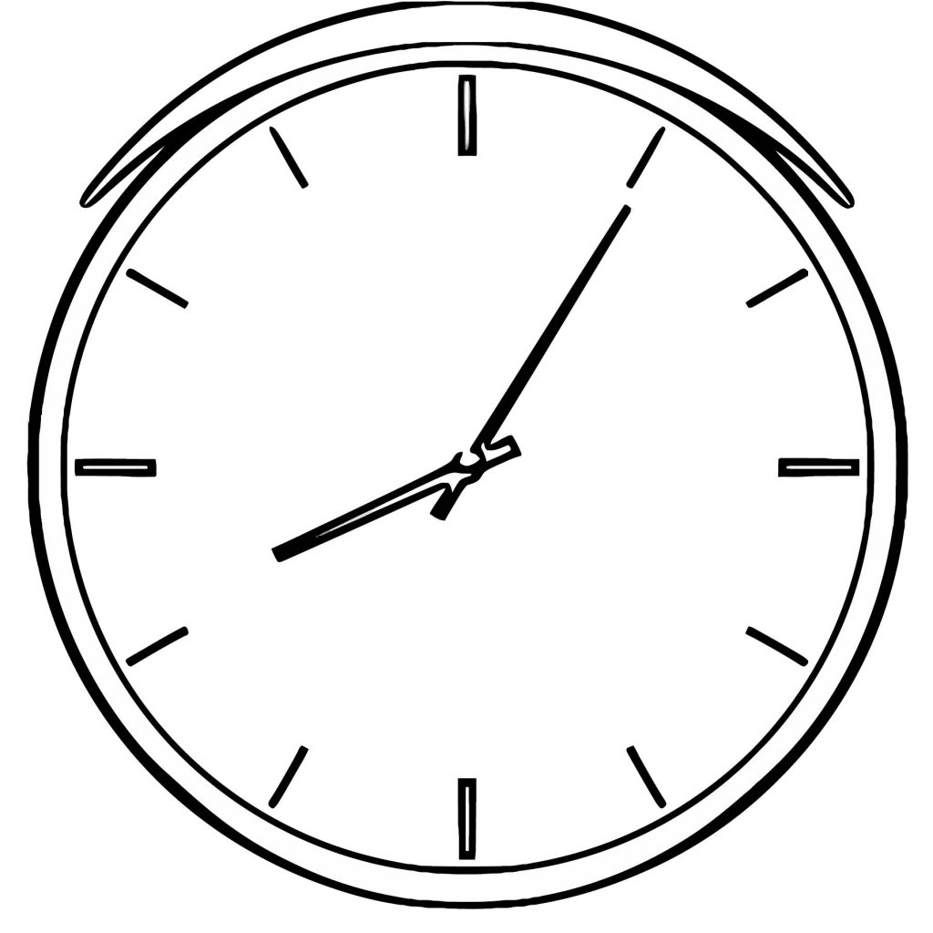 Clock Coloring Pages | Wecoloringpage.com