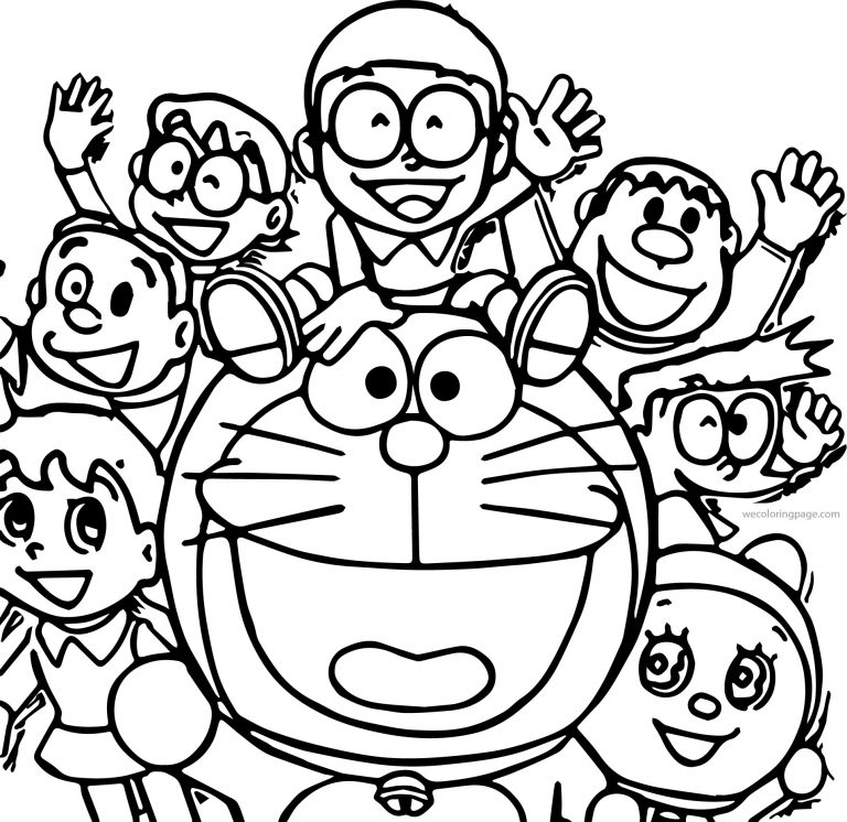 Doraemon Coloring Pages | Wecoloringpage.com