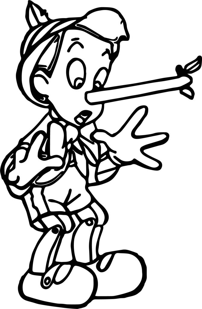 Pinocchio Nose Coloring Pages Wecoloringpage