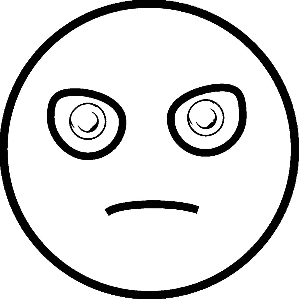 Gratis Smiling Girl Face Coloring Page | Wecoloringpage.com