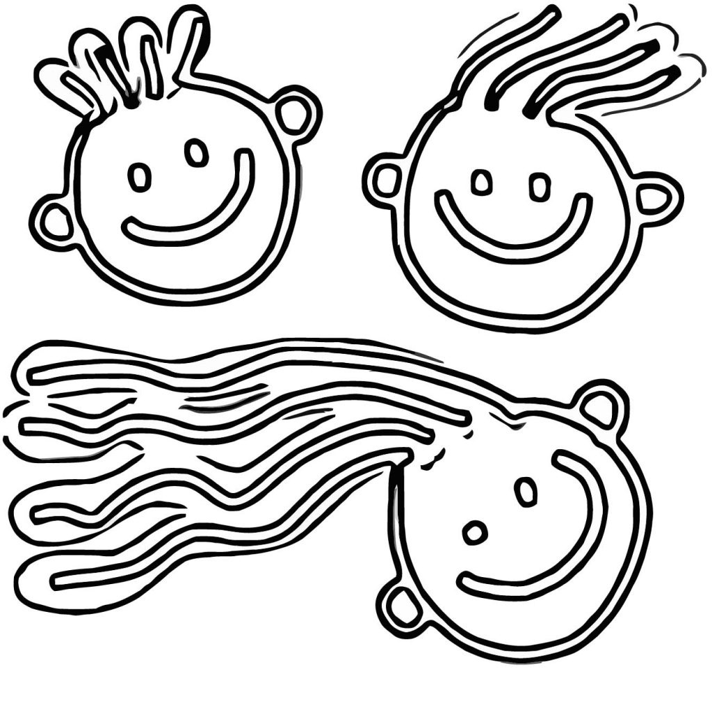 Big Boy Face Coloring Page | Wecoloringpage.com