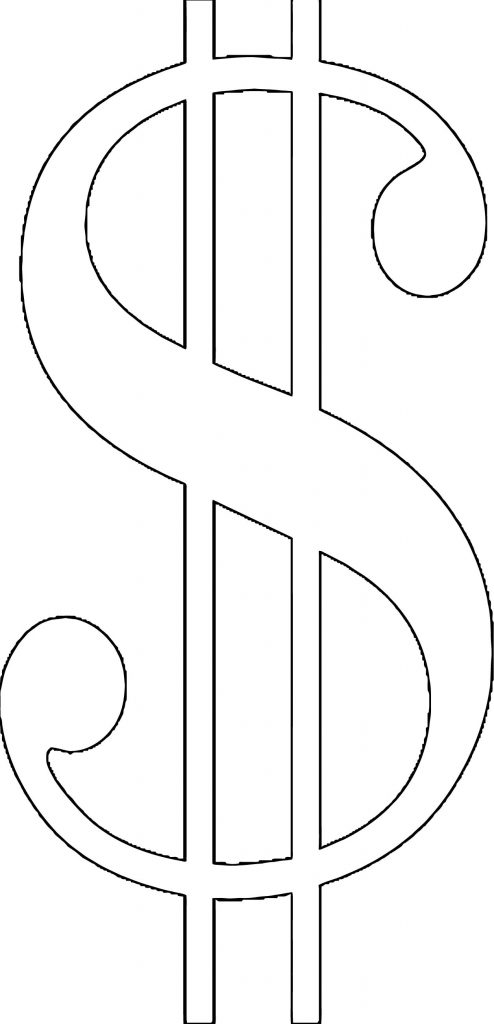Money Coloring Page 72 | Wecoloringpage.com