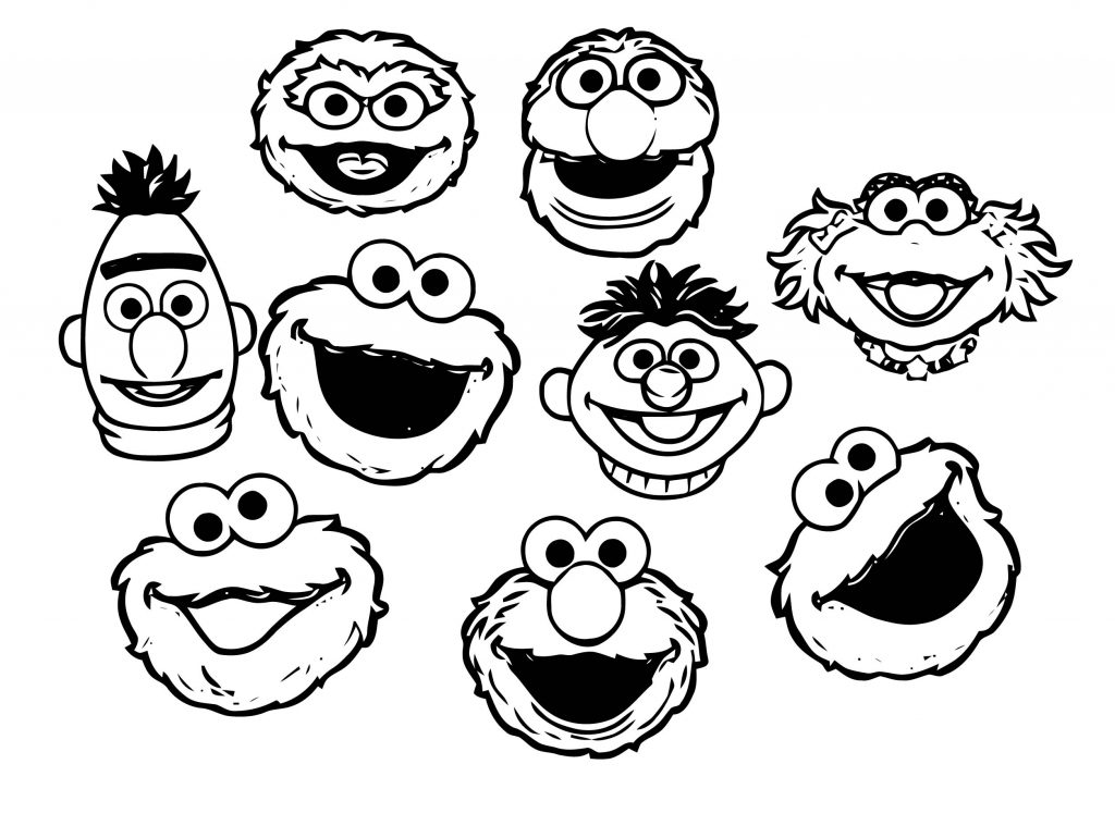 Sesame Street Live Elmo Coloring Book Coloring Pages