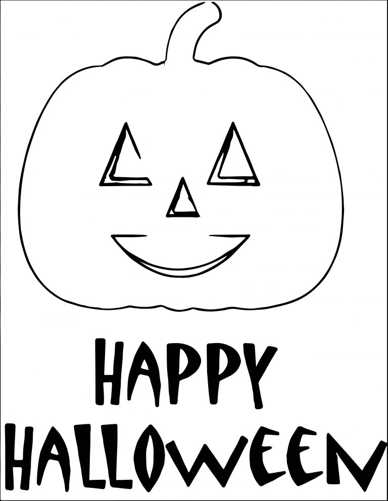 Halloween Coloring Page | Wecoloringpage.com