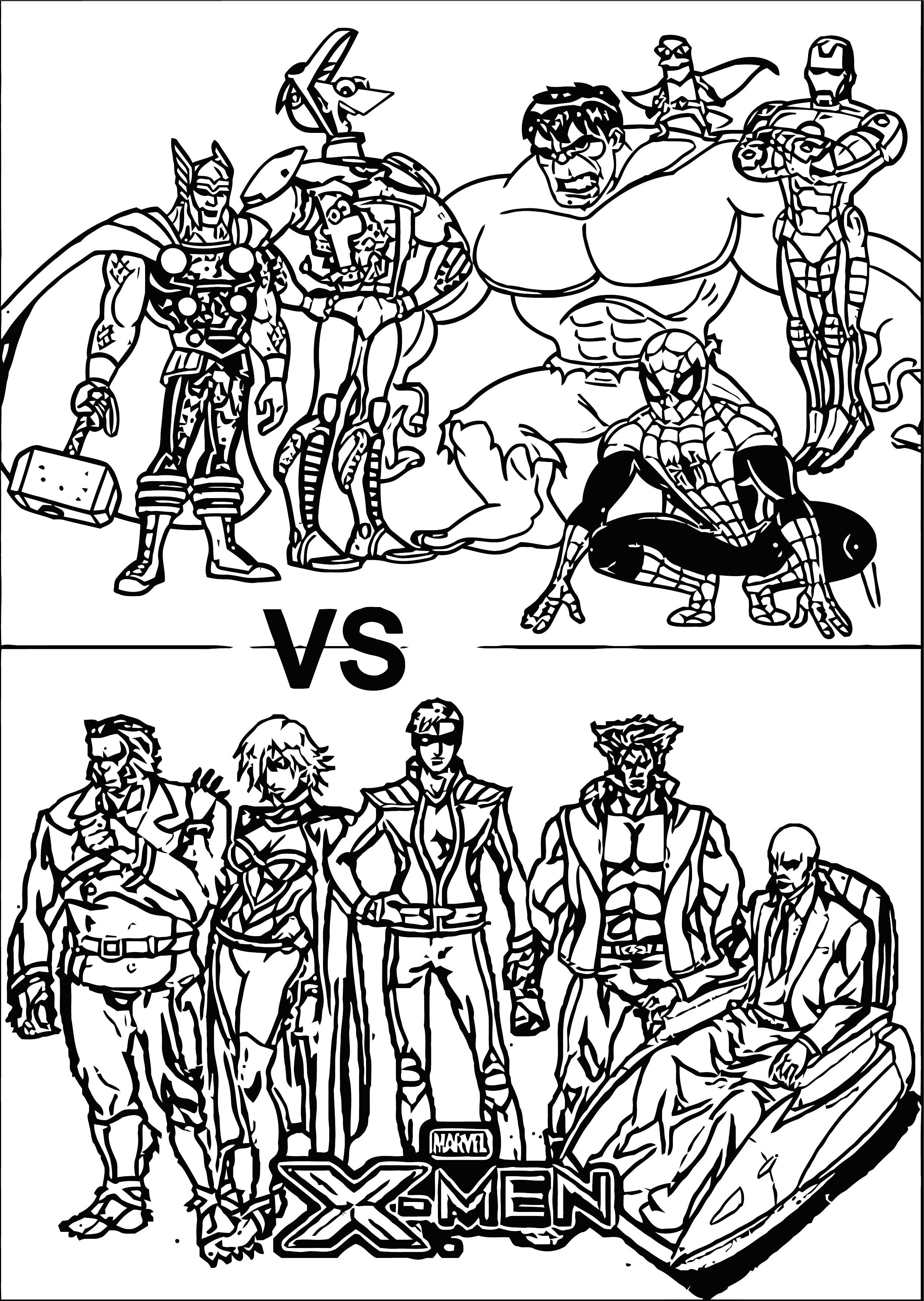 Avengers Coloring Page 126 – Wecoloringpage.com