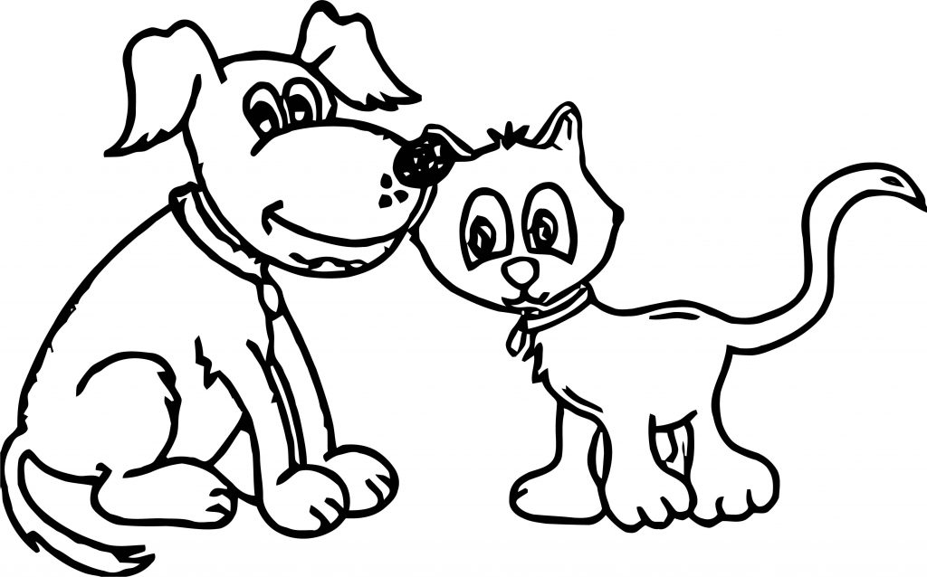 Sad Puppy Cartoon Illustration Of Cute Dog Dog Puppy Coloring Page