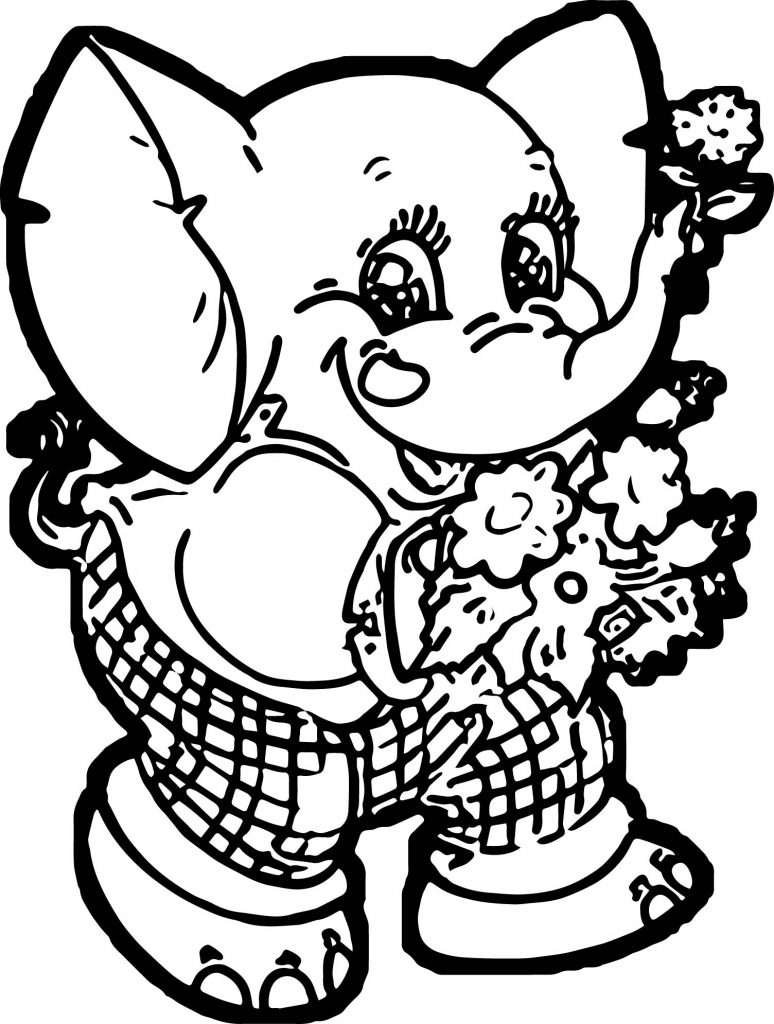 Elephant Coloring Pages | Wecoloringpage.com