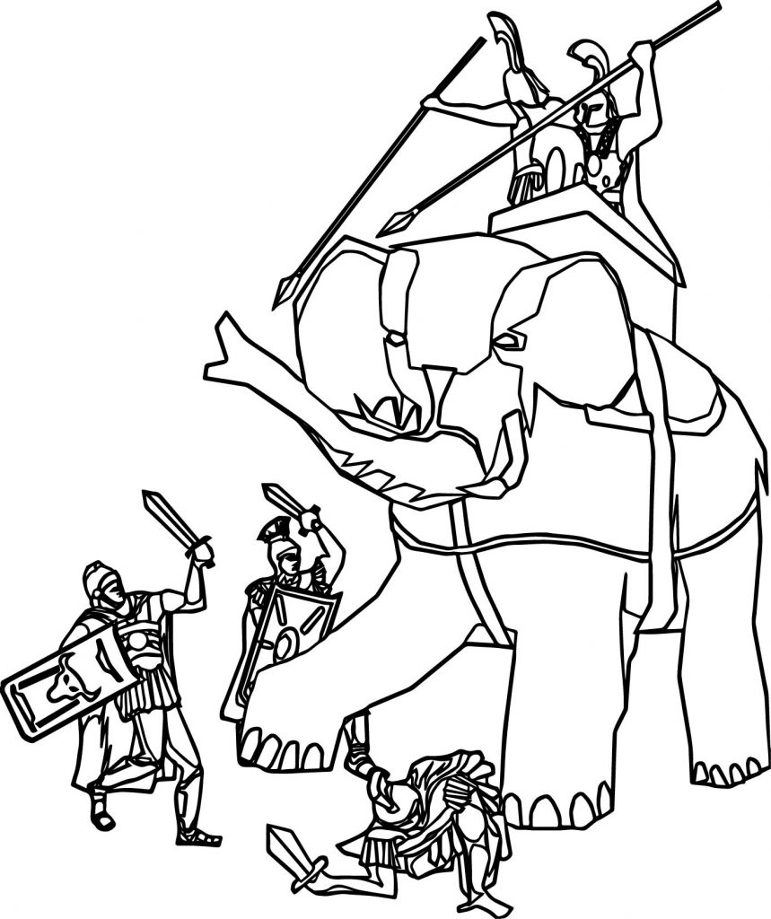 Elephant Coloring Pages | Wecoloringpage.com