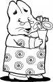 Grandma Flower Max And Ruby Picture Coloring Page